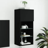 vidaXL TV Cabinets 2 pcs with LED lighting 30.5x30x60 cm white