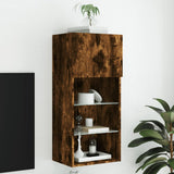 vidaXL TV Cabinets 2 pcs with LED lighting 30.5x30x60 cm white