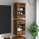 vidaXL TV Wandkast Oud Hout 98,5 x 30 x 60,5 cm Bewerkt hout