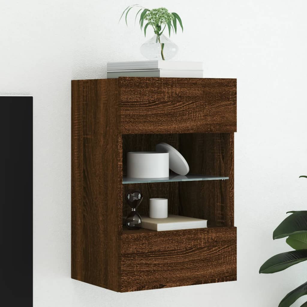 vidaXL TV Wandkast Oud Hout 98,5 x 30 x 60,5 cm Bewerkt hout