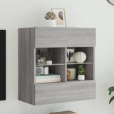 vidaXL TV Wandkast Oud Hout 98,5 x 30 x 60,5 cm Bewerkt hout