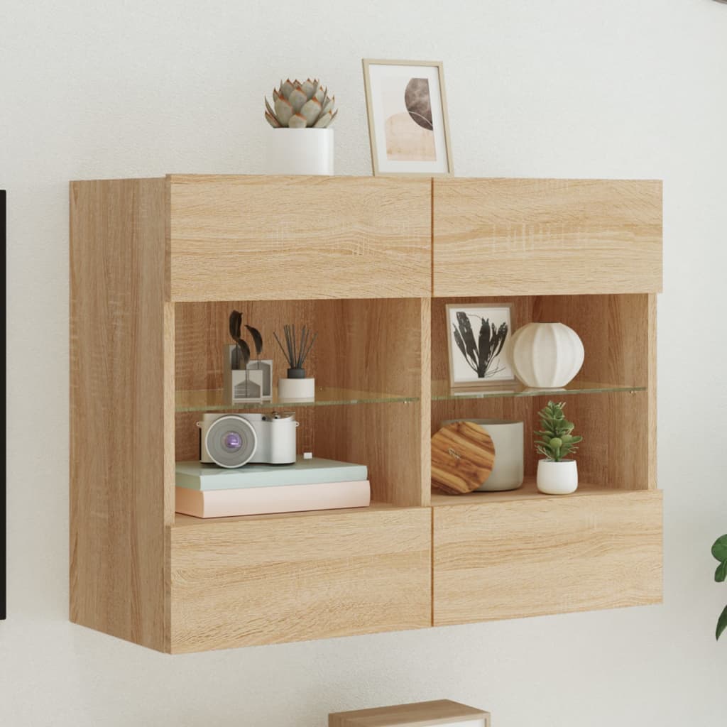 vidaXL TV Wandkast Oud Hout 98,5 x 30 x 60,5 cm Bewerkt hout