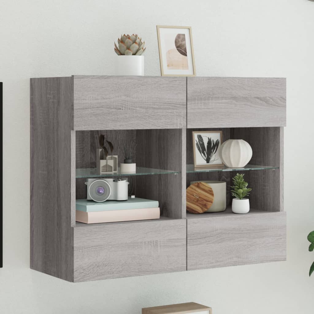 vidaXL TV Wandkast Oud Hout 98,5 x 30 x 60,5 cm Bewerkt hout