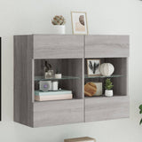 vidaXL TV Wandkast Oud Hout 98,5 x 30 x 60,5 cm Bewerkt hout
