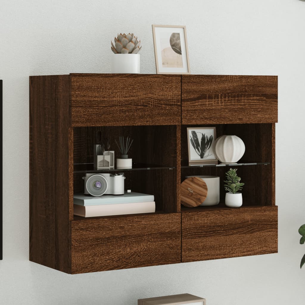 vidaXL TV Wandkast Oud Hout 98,5 x 30 x 60,5 cm Bewerkt hout