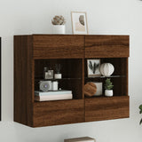 vidaXL TV Wandkast Oud Hout 98,5 x 30 x 60,5 cm Bewerkt hout
