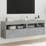 vidaXL Tv-wandmeubel met LED-verlichting 40x30x40 cm bruin eikenkleur