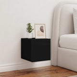 vidaXL TV cabinet with LED lights 30.5x35x30 cm white