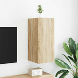 vidaXL TV cabinet with LED lights 30.5x35x30 cm white