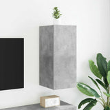 vidaXL TV cabinet with LED lights 30.5x35x30 cm white