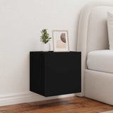 vidaXL TV cabinet with LED lights 30.5x35x30 cm white