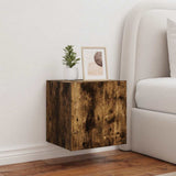 vidaXL TV cabinet with LED lights 30.5x35x30 cm white