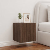 vidaXL TV cabinet with LED lights 30.5x35x30 cm white