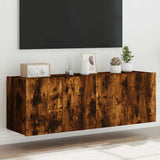 vidaXL TV cabinet with LED lights 30.5x35x30 cm white