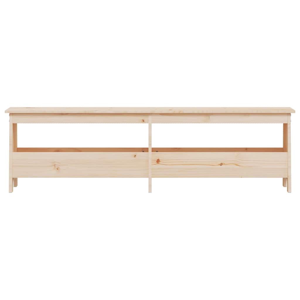 vidaXL Hallway Bench 160x28x45 cm Solid Pine Wood