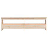 vidaXL Hallway Bench 160x28x45 cm Solid Pine Wood