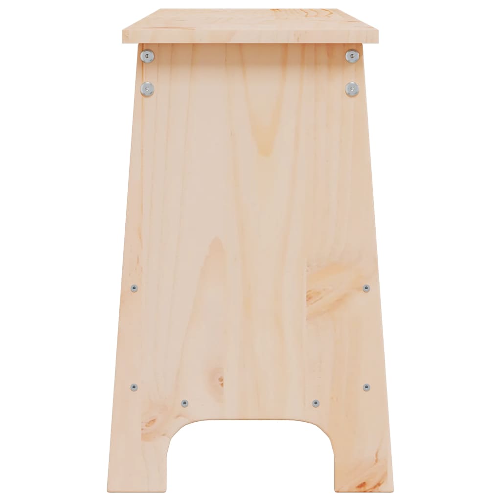 vidaXL Hallway Bench 160x28x45 cm Solid Pine Wood