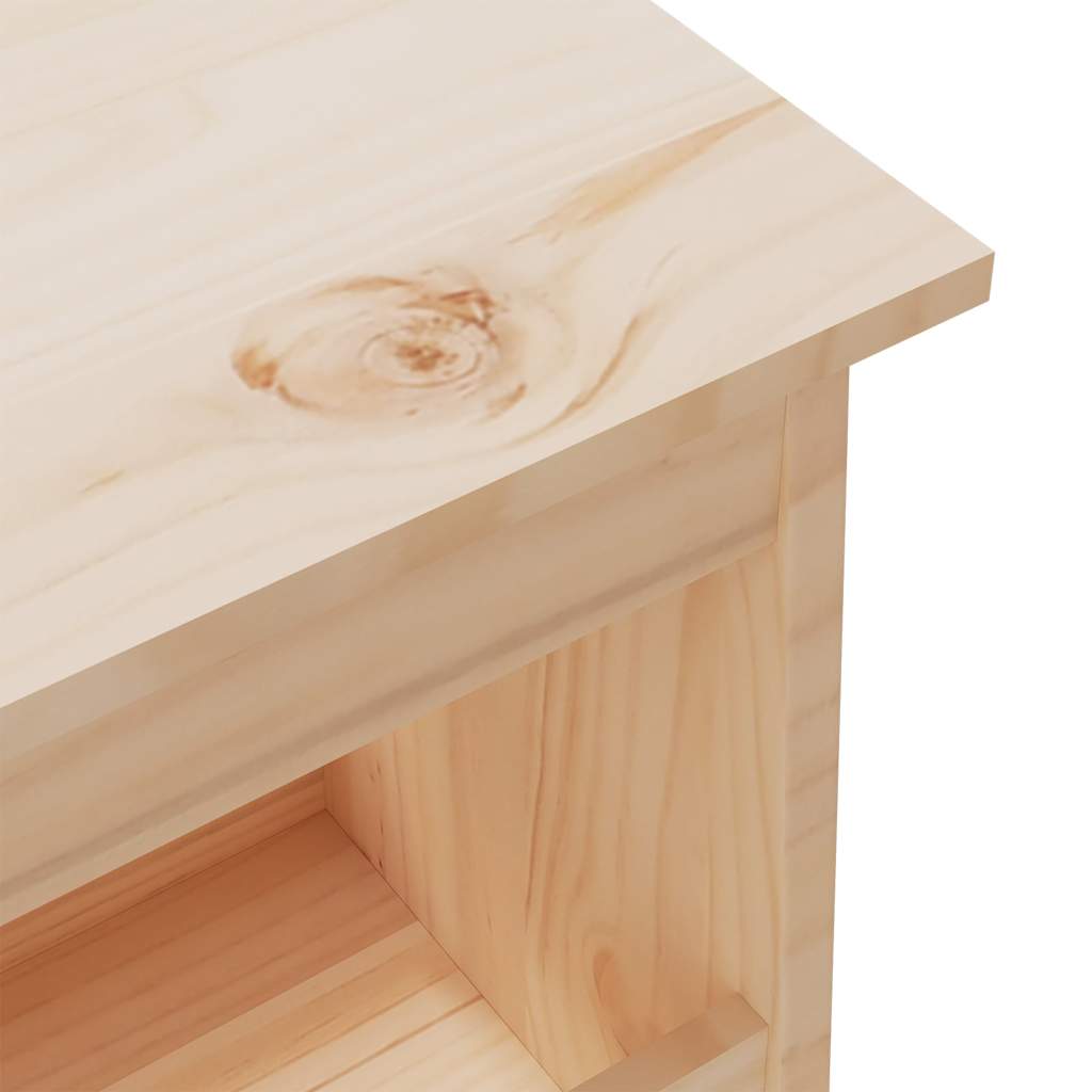 vidaXL Hallway Bench 160x28x45 cm Solid Pine Wood