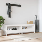 vidaXL Hallway Bench 160x28x45 cm Solid Pine Wood