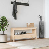 vidaXL Hallway Bench 160x28x45 cm Solid Pine Wood
