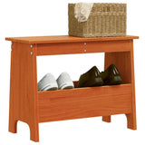 vidaXL Hallway Bench 160x28x45 cm Solid Pine Wood