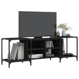 vidaXL Tv-meubel 153x37x50 cm bewerkt hout zwart