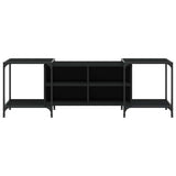 vidaXL Tv-meubel 153x37x50 cm bewerkt hout zwart