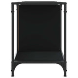 vidaXL Tv-meubel 153x37x50 cm bewerkt hout zwart