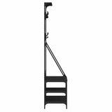 vidaXL Garment Rack with Shoe Rack 80x40x184 cm Black