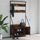 vidaXL Kledingrek met schoenenrek 100x41x184 cm sonoma eikenkleurig