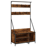 vidaXL Kledingrek met schoenenrek 100x41x184 cm sonoma eikenkleurig