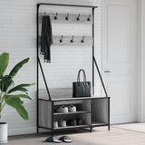 vidaXL Kledingrek met schoenenrek 100x41x184 cm sonoma eikenkleurig