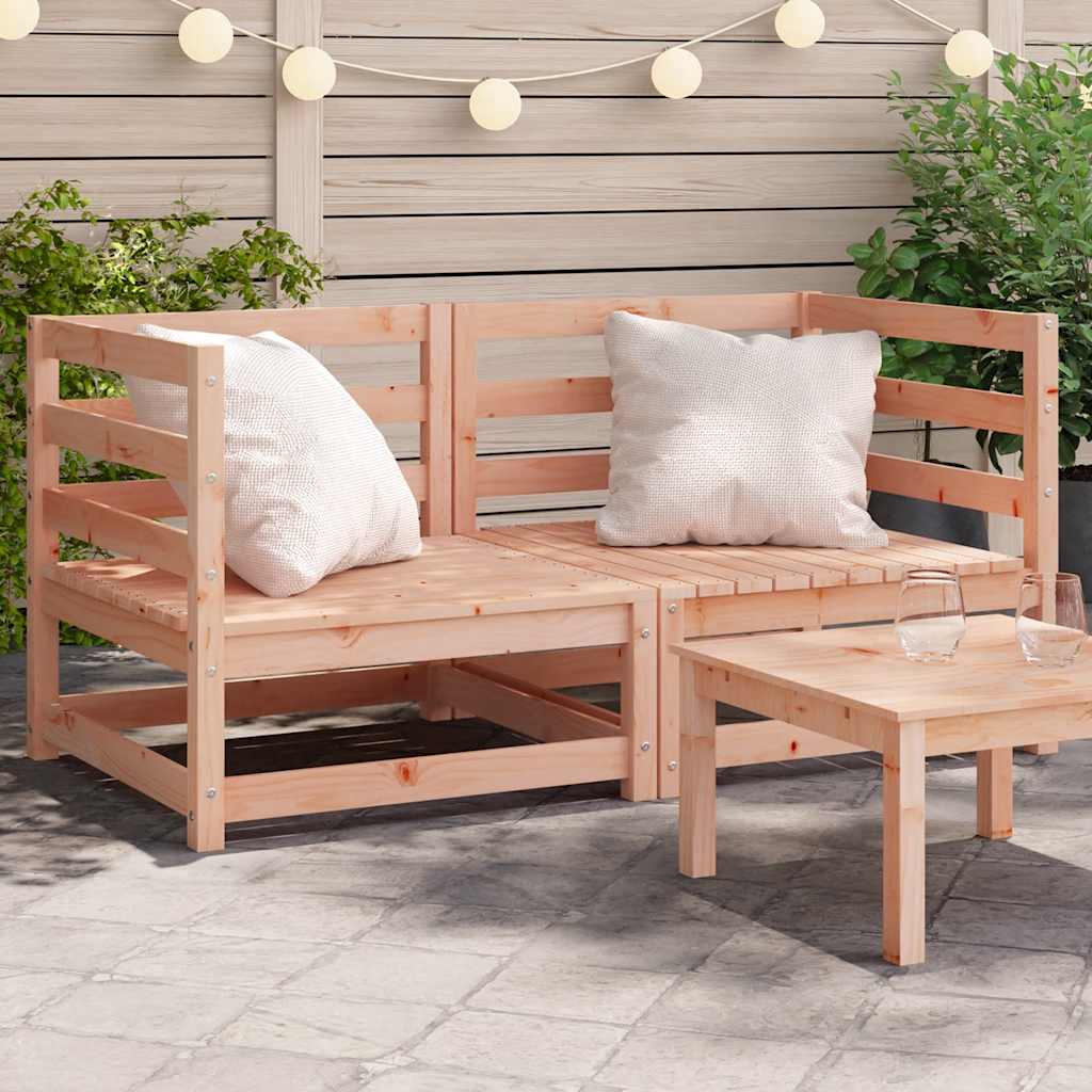 vidaXL Tuinhoekbank 2 st 70x70x67 cm massief grenenhout