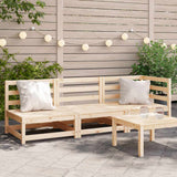 vidaXL Tuinhoekbank 2 st 70x70x67 cm massief grenenhout