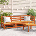 vidaXL Tuinhoekbank 2 st 70x70x67 cm massief grenenhout