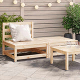 vidaXL Tuinhoekbank 2 st 70x70x67 cm massief grenenhout