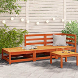 vidaXL Tuinhoekbank 2 st 70x70x67 cm massief grenenhout
