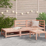 vidaXL Tuinhoekbank 2 st 70x70x67 cm massief grenenhout