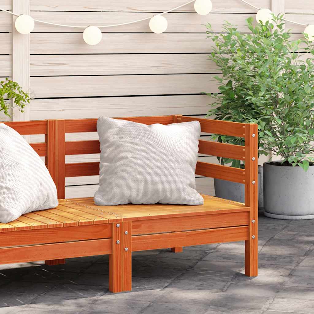 vidaXL Garden Corner Sofa Solid Pine Wood