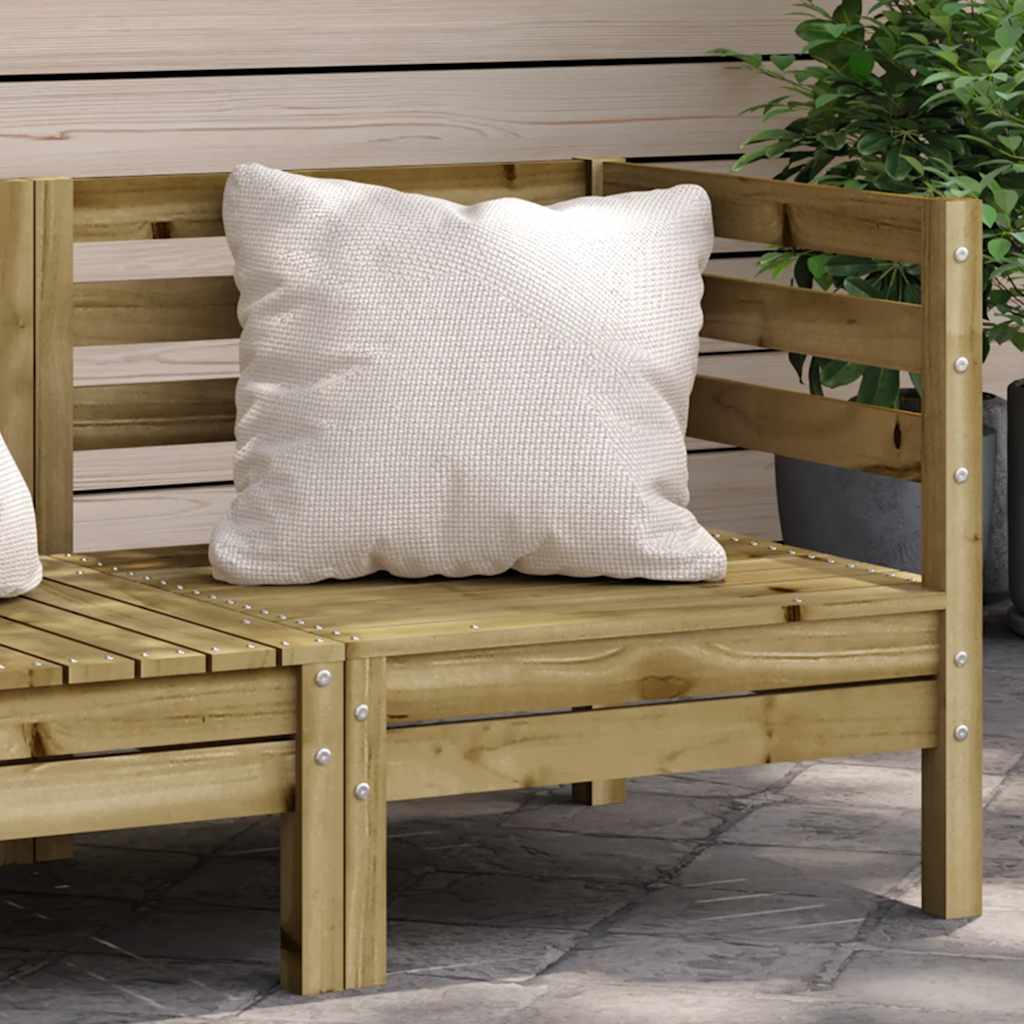 vidaXL Garden Corner Sofa Solid Pine Wood