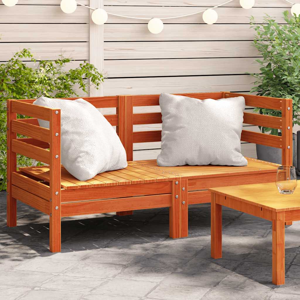vidaXL Garden Corner Sofa Solid Pine Wood