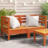 vidaXL Garden Corner Sofa Solid Pine Wood