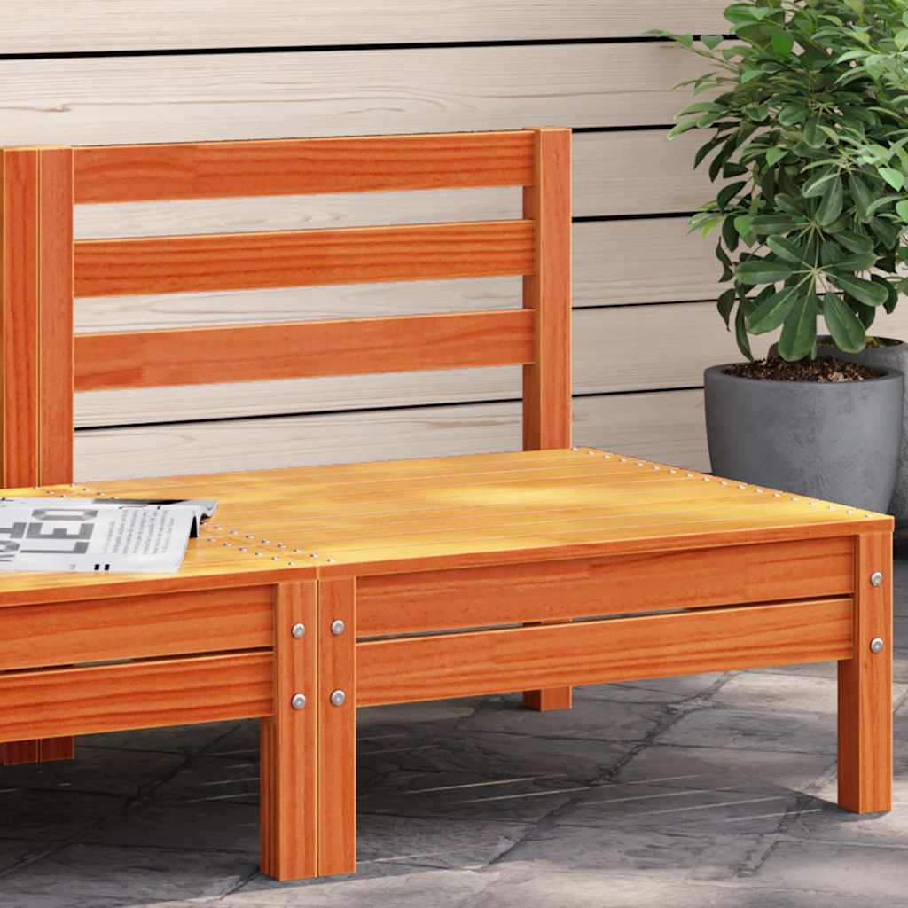 vidaXL Garden Corner Sofa Solid Pine Wood