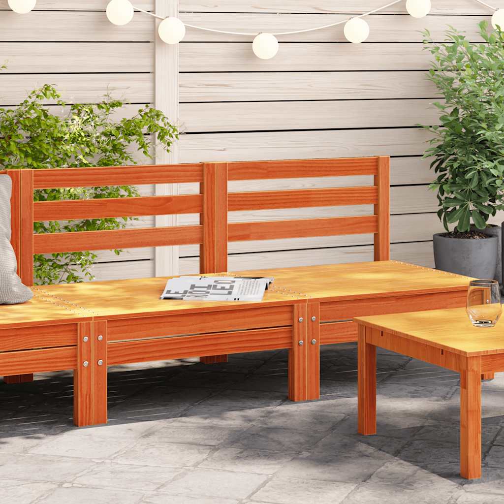 vidaXL Garden Corner Sofa Solid Pine Wood
