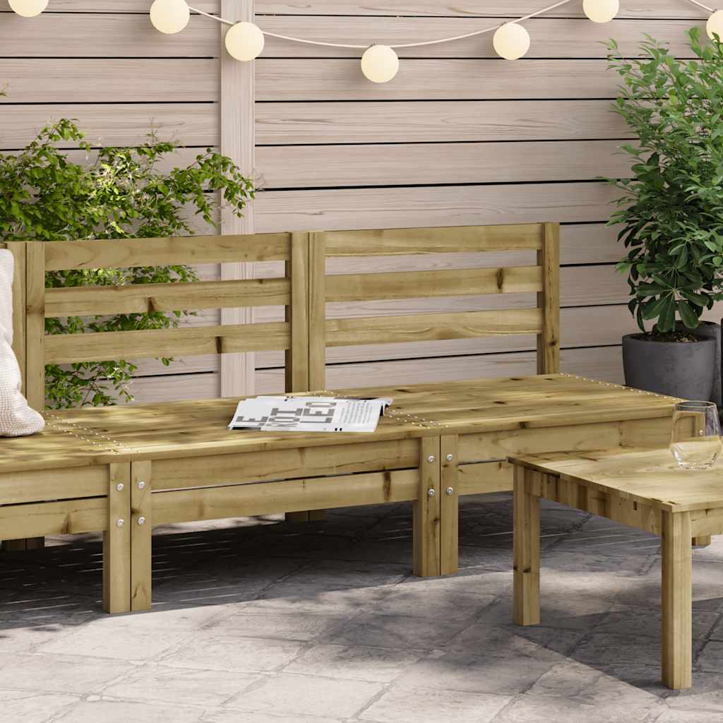 vidaXL Garden Corner Sofa Solid Pine Wood