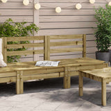 vidaXL Garden Corner Sofa Solid Pine Wood