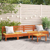 vidaXL Garden Corner Sofa Solid Pine Wood