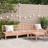 vidaXL Garden Corner Sofa Solid Pine Wood