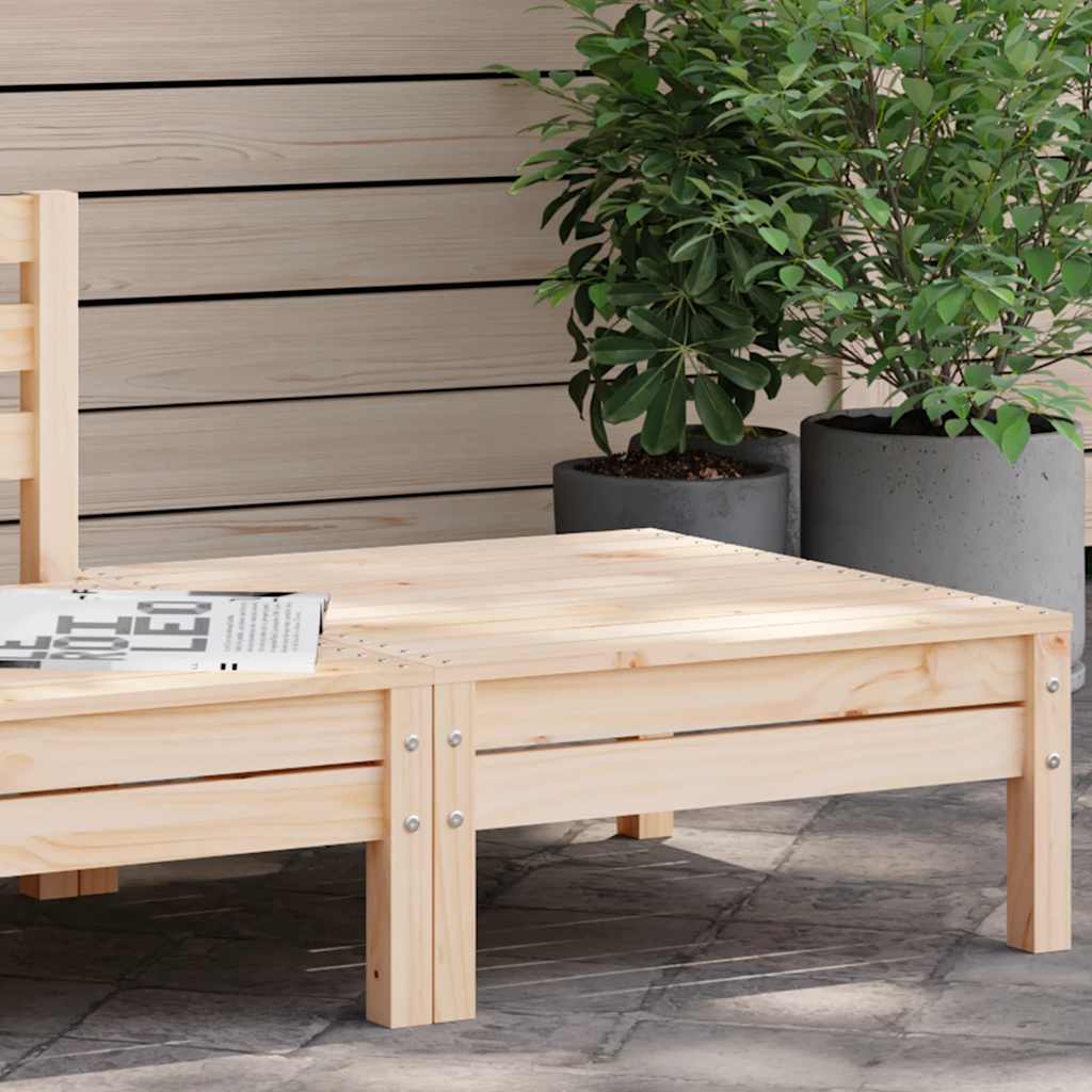 vidaXL Garden Corner Sofa Solid Pine Wood