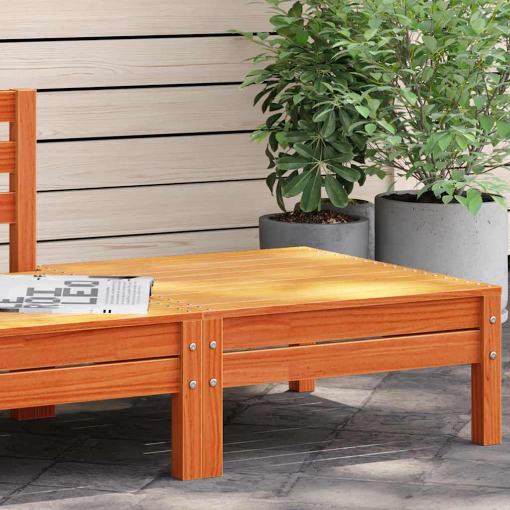 vidaXL Garden Corner Sofa Solid Pine Wood